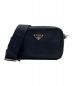 PRADA (プラダ) テスートブリック ショルダーバッグ ネイビー：145000円