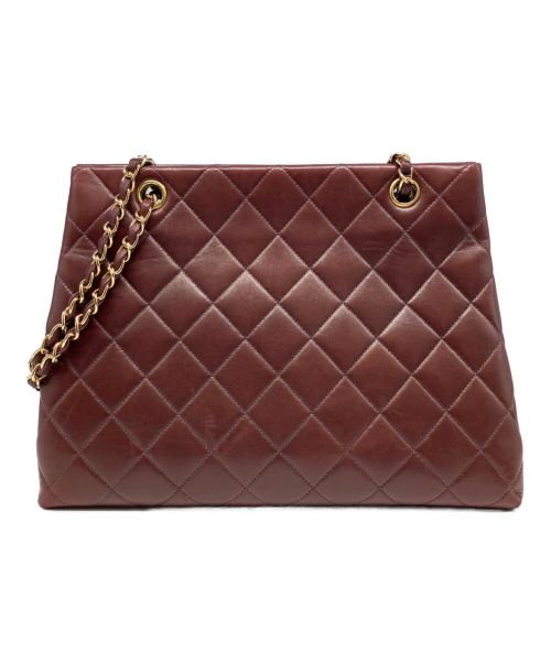 CHANEL（シャネル）CHANEL (シャネル) チェーンショルダーバッグ/トートバッグ ボルドー サイズ:-の古着・服飾アイテム