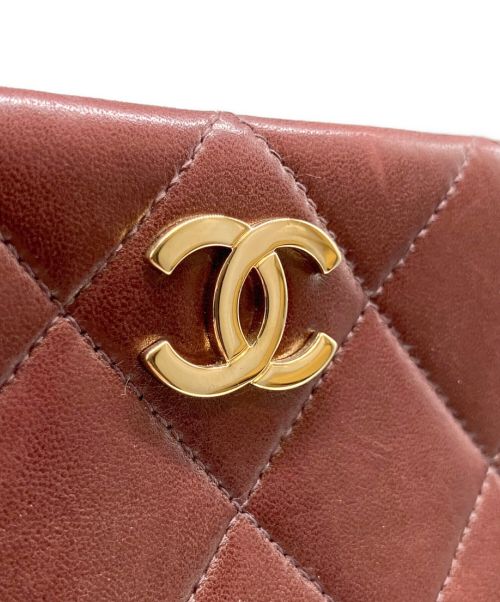 CHANEL（シャネル）CHANEL (シャネル) チェーンショルダーバッグ/トートバッグ ボルドー サイズ:-の古着・服飾アイテム
