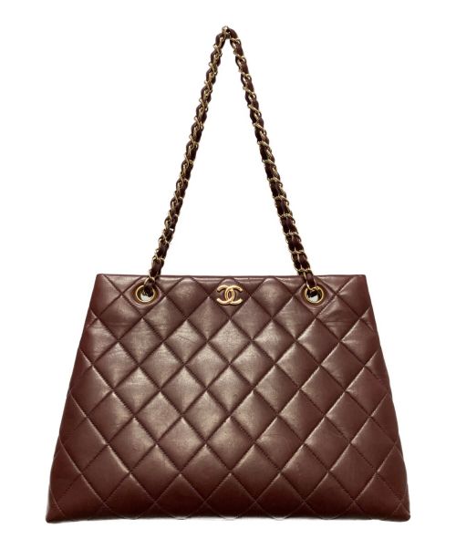 CHANEL（シャネル）CHANEL (シャネル) チェーンショルダーバッグ/トートバッグ ボルドー サイズ:-の古着・服飾アイテム