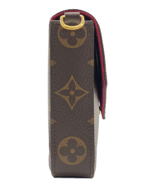 LOUIS VUITTON（ルイ ヴィトン）LOUIS VUITTON (ルイ ヴィトン) ポシェットフェリシー/ショルダーポーチ ブラウン サイズ:-の古着・服飾アイテム