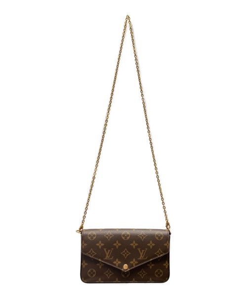 LOUIS VUITTON（ルイ ヴィトン）LOUIS VUITTON (ルイ ヴィトン) ポシェットフェリシー/ショルダーポーチ ブラウン サイズ:-の古着・服飾アイテム