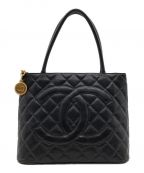 CHANELシャネル）の古着「復刻トート/トートバッグ」｜ブラック