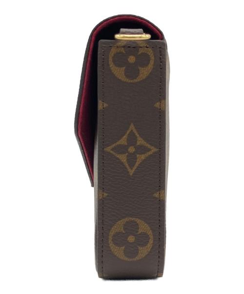 LOUIS VUITTON（ルイ ヴィトン）LOUIS VUITTON (ルイ ヴィトン) ポシェット・フェリシー/ショルダーポーチ ブラウンの古着・服飾アイテム