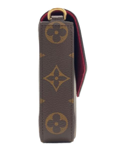 LOUIS VUITTON（ルイ ヴィトン）LOUIS VUITTON (ルイ ヴィトン) ポシェット・フェリシー/ショルダーポーチ ブラウンの古着・服飾アイテム