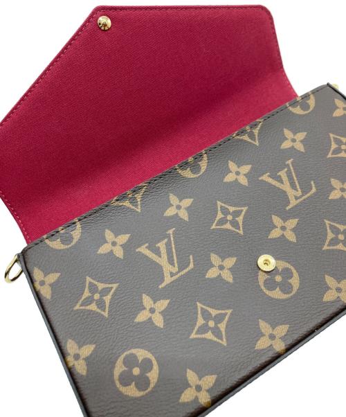 LOUIS VUITTON（ルイ ヴィトン）LOUIS VUITTON (ルイ ヴィトン) ポシェット・フェリシー/ショルダーポーチ ブラウンの古着・服飾アイテム