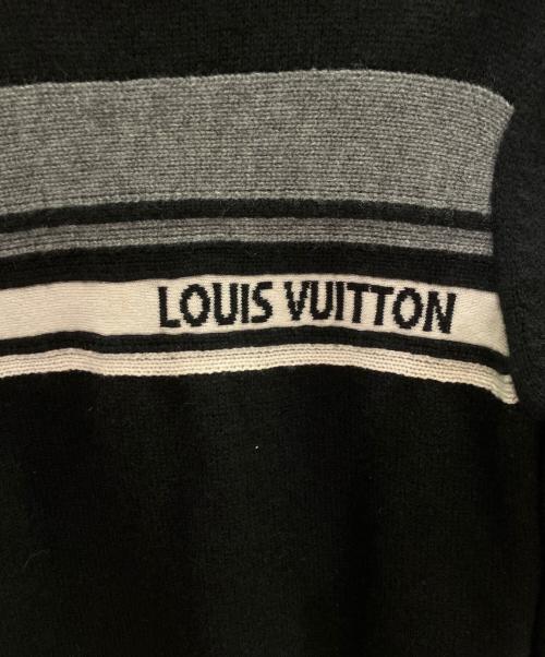 LOUIS VUITTON（ルイ ヴィトン）LOUIS VUITTON (ルイ ヴィトン) インタルシアシグネチャープルオーバー ブラック サイズ:XSの古着・服飾アイテム