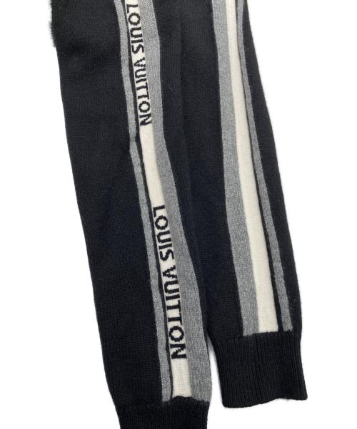LOUIS VUITTON（ルイ ヴィトン）LOUIS VUITTON (ルイ ヴィトン) インタルシアシグネチャープルオーバー ブラック サイズ:XSの古着・服飾アイテム