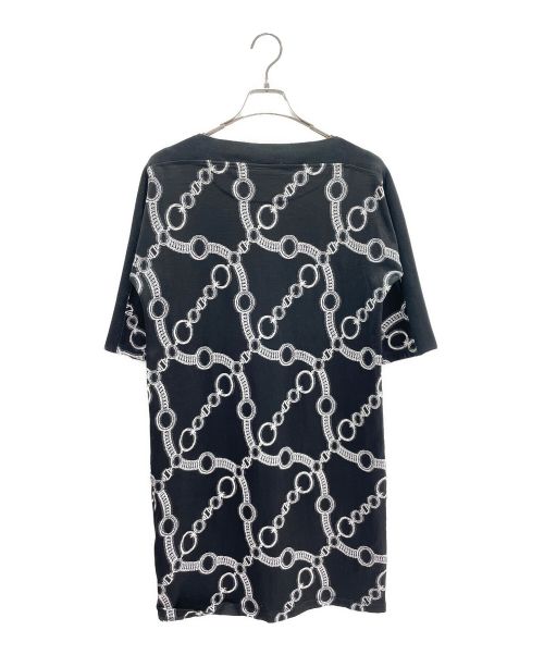 HERMES（エルメス）HERMES (エルメス) 総柄ワンピ-ス ブラック サイズ:40の古着・服飾アイテム