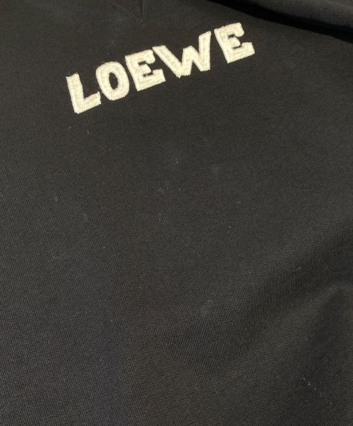 LOEWE（ロエベ）LOEWE (ロエベ) エンブロイダリー スウェットシャツ ブラック サイズ:Mの古着・服飾アイテム