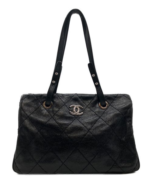 CHANEL（シャネル）CHANEL (シャネル) オンザロード/ショルダートート ブラック サイズ:-の古着・服飾アイテム