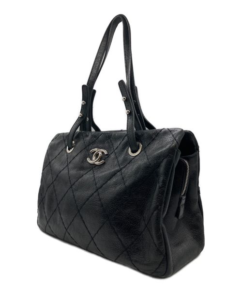 CHANEL（シャネル）CHANEL (シャネル) オンザロード/ショルダートート ブラック サイズ:-の古着・服飾アイテム