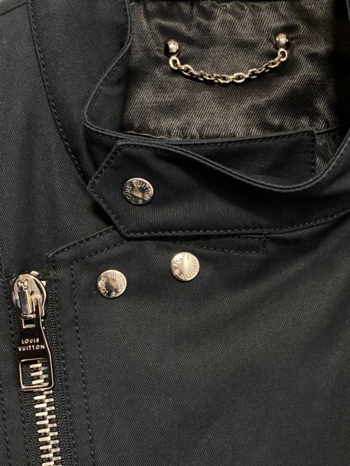 LOUIS VUITTON（ルイ ヴィトン）LOUIS VUITTON (ルイ ヴィトン) ライダースジャケット ブラック サイズ:52の古着・服飾アイテム