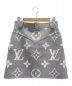 LOUIS VUITTON (ルイ ヴィトン) モノグラムメルトンスカート グレー サイズ:38：178000円