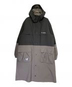 MONCLER GENIUS×FRAGMENTモンクレール ジーニアス×フラグメント）の古着「Nembus Coat」｜グレー×ブラック