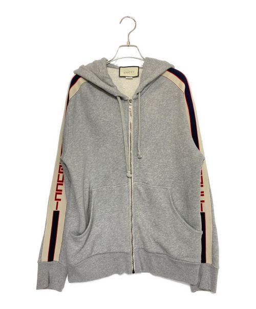 GUCCI（グッチ）GUCCI (グッチ) テクニカルパーカー グレー サイズ:Ｍの古着・服飾アイテム