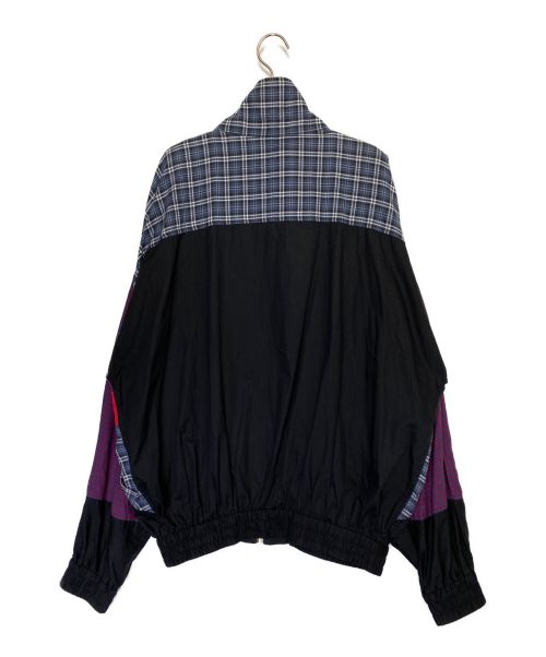 BALENCIAGA（バレンシアガ）BALENCIAGA (バレンシアガ) Poplin Check Retro Panel Wind Jacket マルチカラー サイズ:46の古着・服飾アイテム