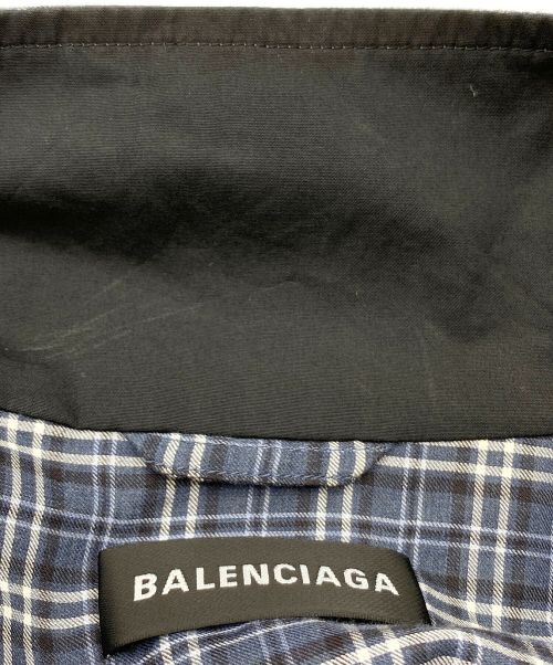 BALENCIAGA（バレンシアガ）BALENCIAGA (バレンシアガ) Poplin Check Retro Panel Wind Jacket マルチカラー サイズ:46の古着・服飾アイテム
