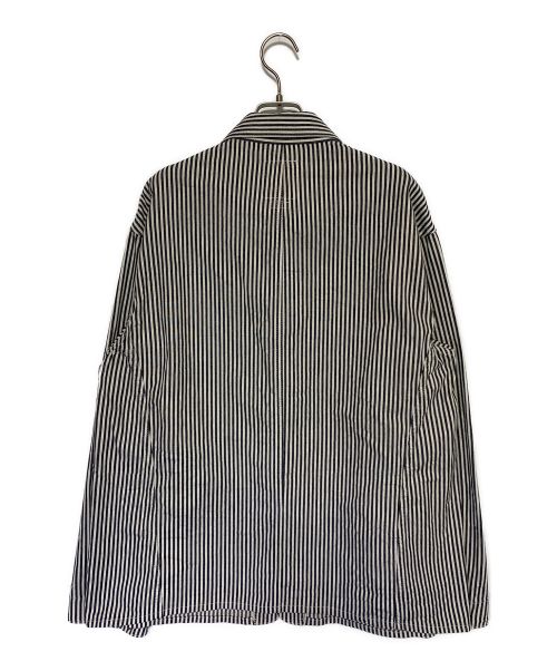 VISVIM（ビズビム）VISVIM (ビズビム) COVERALL HICKORY UNWASHED グレー×ホワイト サイズ:2の古着・服飾アイテム