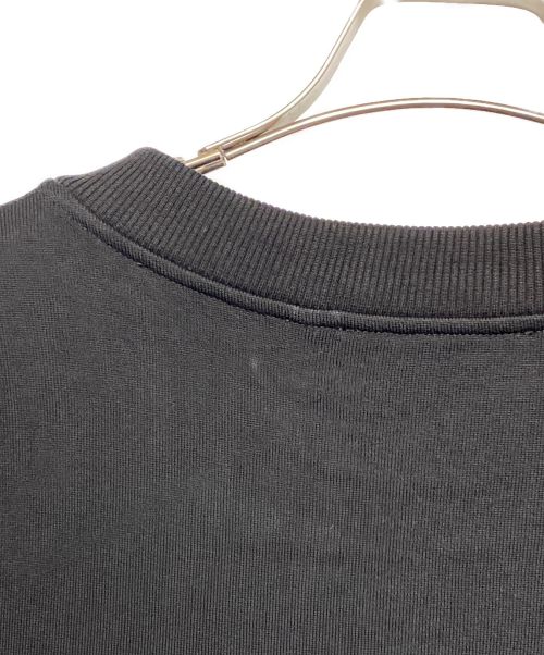 DOLCE & GABBANA（ドルチェ＆ガッバーナ）DOLCE & GABBANA (ドルチェ＆ガッバーナ) LOGO DETAILED CREWNECK SWEATSHIRT ブラック サイズ:Sの古着・服飾アイテム