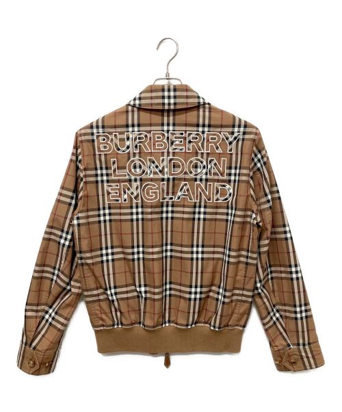 BURBERRY LONDON（バーバリーロンドン）BURBERRY LONDON (バーバリー ロンドン) ノバチェックスウィングトップ ベージュ サイズ:44の古着・服飾アイテム
