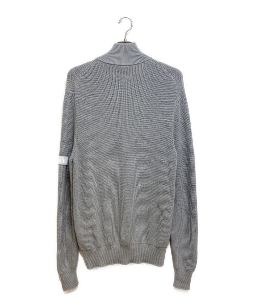 Dior（ディオール）Dior (ディオール) スリーブロゴハーフジップセーター グレー サイズ:Lの古着・服飾アイテム