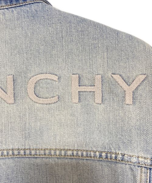 GIVENCHY（ジバンシィ）GIVENCHY (ジバンシィ) 異素材切替デニムジャケット インディゴ×ブラック サイズ:Mの古着・服飾アイテム