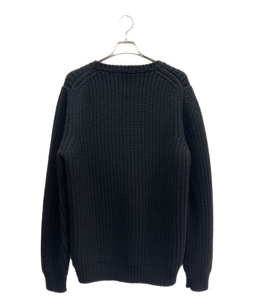 FENDI（フェンディ）FENDI (フェンディ) ロゴクルーネックセーター ブラック サイズ:54の古着・服飾アイテム