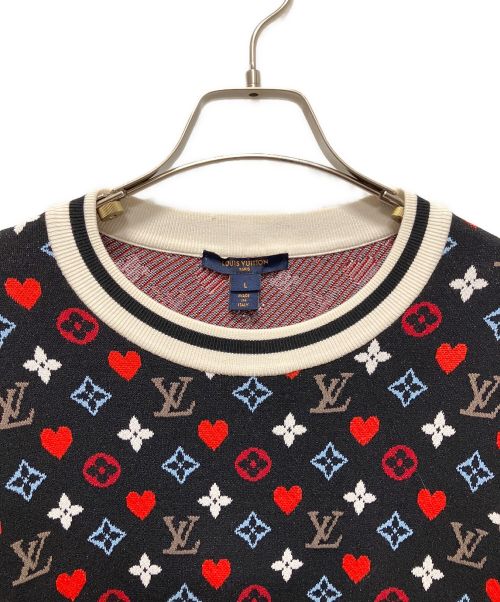 LOUIS VUITTON（ルイ ヴィトン）LOUIS VUITTON (ルイ ヴィトン) ゲームオンロゴニット マルチカラー サイズ:Lの古着・服飾アイテム