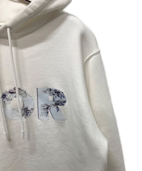 Dior（ディオール）Dior (ディオール) Daniel Arsham (ダニエル アーシャム) ダニエルアーシャムプルオーバーパーカー ホワイト サイズ:Mの古着・服飾アイテム
