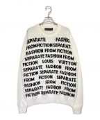 LOUIS VUITTONルイ ヴィトン）の古着「Letters Sweater」｜ホワイト
