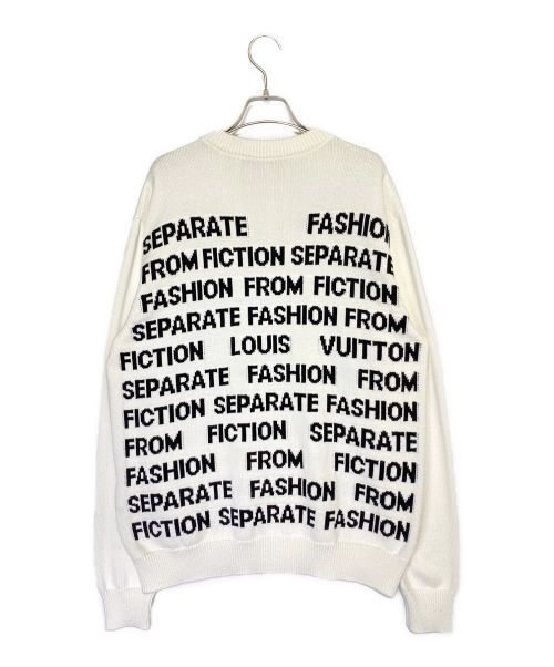 LOUIS VUITTON（ルイ ヴィトン）LOUIS VUITTON (ルイ ヴィトン) Letters Sweater ホワイト サイズ:Mの古着・服飾アイテム