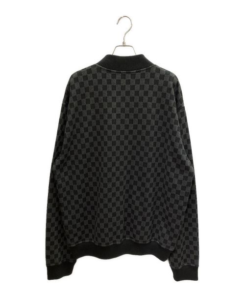 LOUIS VUITTON（ルイ ヴィトン）LOUIS VUITTON (ルイ ヴィトン) ダミエグラフィットジップニット グレー サイズ:XLの古着・服飾アイテム