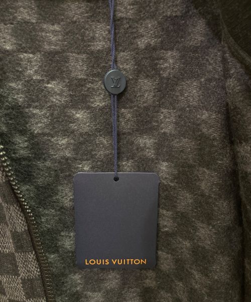 LOUIS VUITTON（ルイ ヴィトン）LOUIS VUITTON (ルイ ヴィトン) ダミエグラフィットジップニット グレー サイズ:XLの古着・服飾アイテム