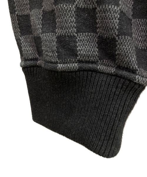 LOUIS VUITTON（ルイ ヴィトン）LOUIS VUITTON (ルイ ヴィトン) ダミエグラフィットジップニット グレー サイズ:XLの古着・服飾アイテム