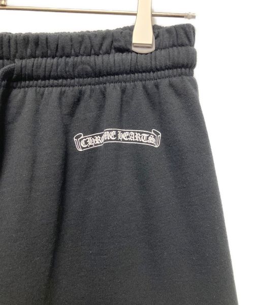 CHROME HEARTS（クロムハーツ）CHROME HEARTS (クロムハーツ) ロゴプリントスウェットパンツ ブラック サイズ:Mの古着・服飾アイテム