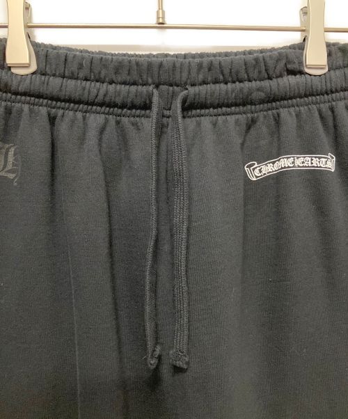 CHROME HEARTS（クロムハーツ）CHROME HEARTS (クロムハーツ) ロゴプリントスウェットパンツ ブラック サイズ:Mの古着・服飾アイテム