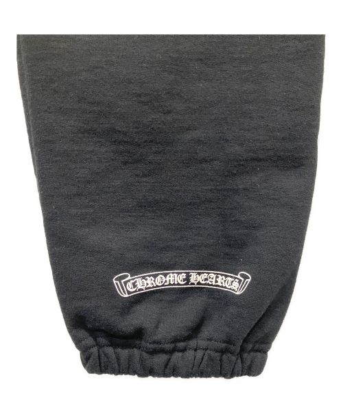 CHROME HEARTS（クロムハーツ）CHROME HEARTS (クロムハーツ) ロゴプリントスウェットパンツ ブラック サイズ:Mの古着・服飾アイテム