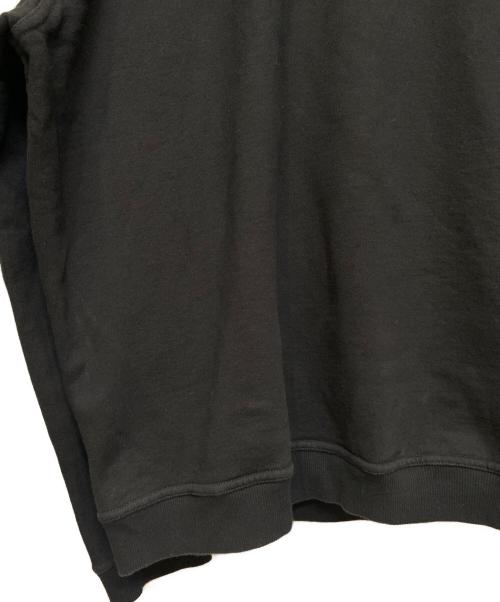 Maison Margiela（メゾンマルジェラ）Maison Margiela (メゾンマルジェラ) 22AWアップサイドダウンロゴプルオーバーパーカー ブラック サイズ:46の古着・服飾アイテム