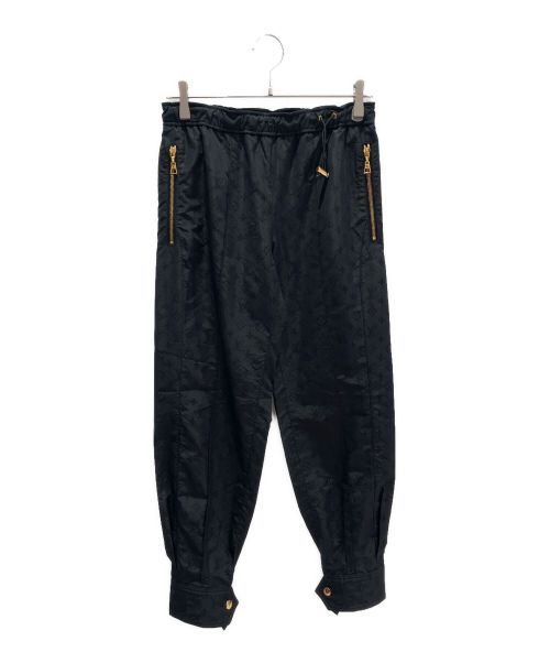 LOUIS VUITTON（ルイ ヴィトン）LOUIS VUITTON (ルイ ヴィトン) ナイロンモノグラムパンツ ブラック サイズ:34の古着・服飾アイテム
