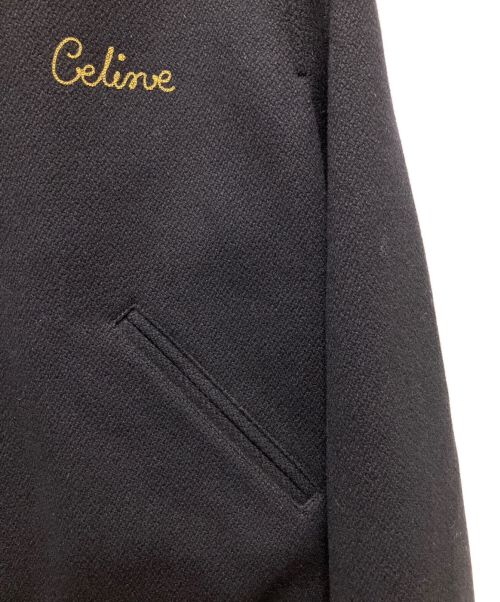 CELINE（セリーヌ）CELINE (セリーヌ) ベースボールブルゾン ネイビー サイズ:42の古着・服飾アイテム