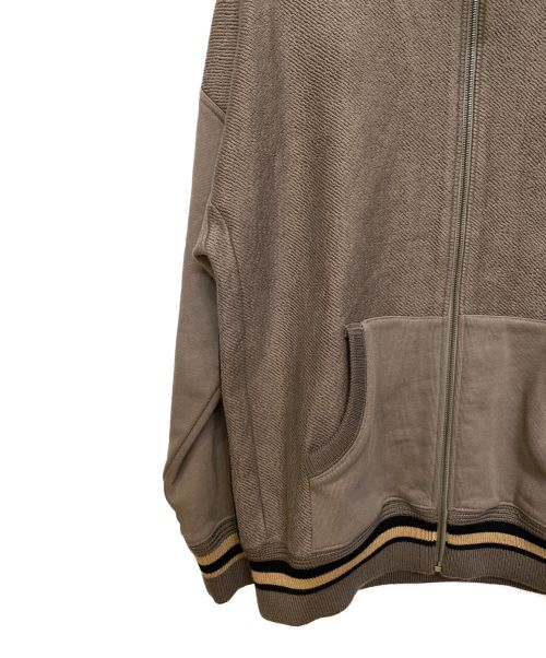 LOEWE（ロエベ）LOEWE (ロエベ)  Zip-up Ribbed Cotton Jacket ブラウン サイズ:Sの古着・服飾アイテム