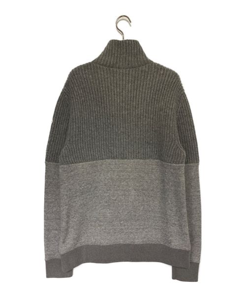 MONCLER（モンクレール）MONCLER (モンクレール) MAGLIONE TRICOT グレー サイズ:Ⅼの古着・服飾アイテム
