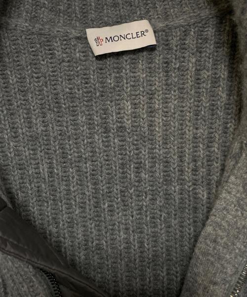 MONCLER（モンクレール）MONCLER (モンクレール) MAGLIONE TRICOT グレー サイズ:Ⅼの古着・服飾アイテム