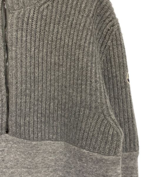 MONCLER（モンクレール）MONCLER (モンクレール) MAGLIONE TRICOT グレー サイズ:Ⅼの古着・服飾アイテム