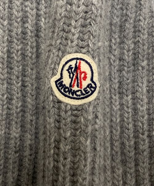 MONCLER（モンクレール）MONCLER (モンクレール) MAGLIONE TRICOT グレー サイズ:Ⅼの古着・服飾アイテム