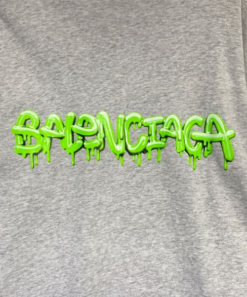 BALENCIAGA（バレンシアガ）BALENCIAGA (バレンシアガ) スライムプリントレイヤードシャツ グレー サイズ:XXSの古着・服飾アイテム