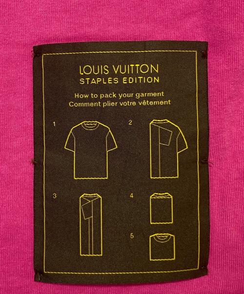 LOUIS VUITTON（ルイ ヴィトン）LOUIS VUITTON (ルイ ヴィトン) インサイドアウトTシャツ ピンク サイズ:XLの古着・服飾アイテム