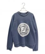 FENDIフェンディ）の古着「ズッカロゴスウェット」｜ネイビー