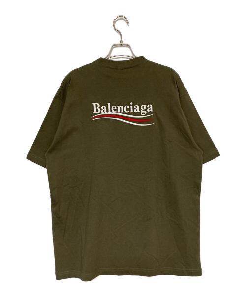 BALENCIAGA（バレンシアガ）BALENCIAGA (バレンシアガ) Large Fit T-shirt オリーブ サイズ:Sの古着・服飾アイテム